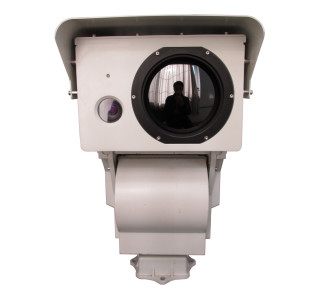 Dubbel - de Veiligheidscamera van de Sensorlange afstand, Optische/Thermische Weergavecamera
