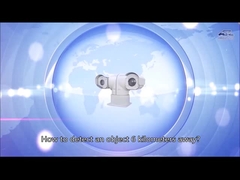 Ongekoelde UFPA-sensor Dubbele thermische camera Nachtzicht met IP-bewakingssysteem