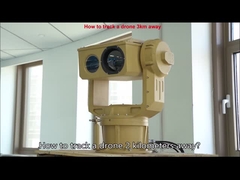 Thermisch bewakingssysteem van militaire kwaliteit PTZ infrarood langeafstandsbeveiligingscamera