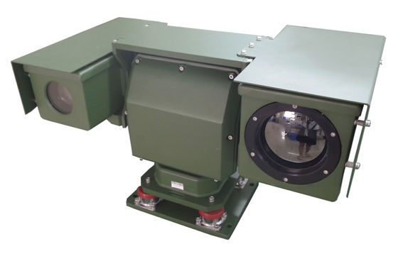 De Camera van de dubbel-sensorptz Thermische Weergave, Militaire Rangvoertuig het Opzetten Camera
