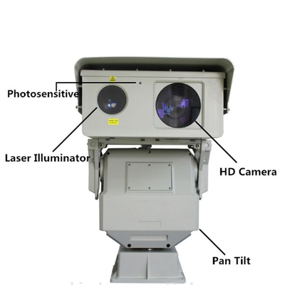 1KM Infrarode de Lasercamera van de Veiligheidslange afstand PTZ met Illuminator van 808nm IRL