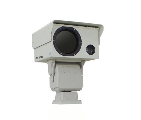 640x512 resolutie langeafstandscamera met PTZ thermische sensor en 360 ° continue rotatie