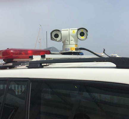 De auto zet PTZ-Lasercamera/de Infrarode Camera van de de Lange afstandveiligheid van de Nachtvisie op