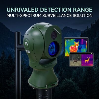 Onverkoelde infraroodcamera met een detectieafstand van 13 km en een integrale aluminiumhousing