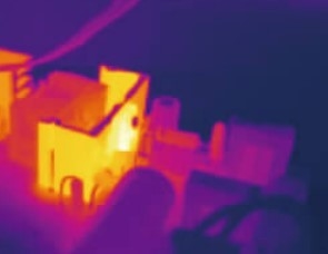 Handheld Temperature Tool-type Thermal Camera Lichte IR fotocamera Voor 2 km detectie afstand