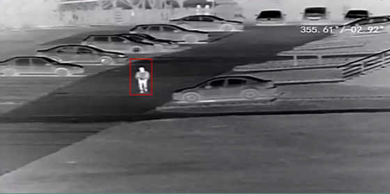 In de auto gemonteerde dubbele thermische camera IP66