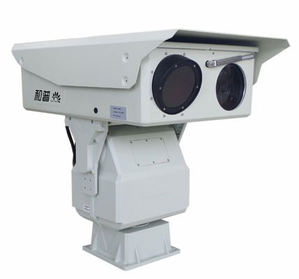 PTZ-thermische beeldvorming voor lange afstand, gemonteerd op voertuigen, thermische camera met dubbele sensor
