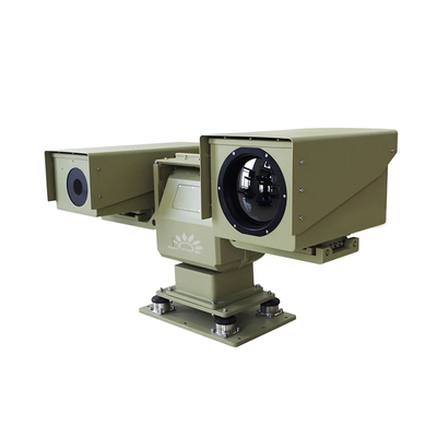 Militaire Ptz infrarood thermische beeldcamera Dual sensor met 9 Hz beeldsnelheid