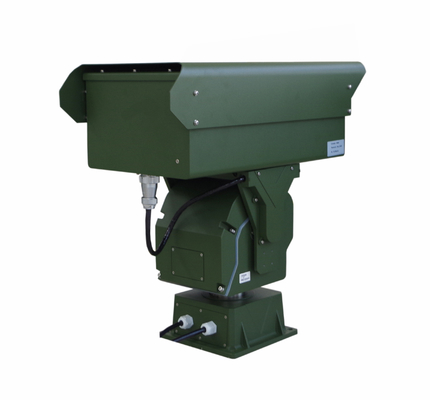 Langafstandsthermische camera met 5-10 km minimale scherpstellingsafstand en N × 360 ° continue rotatie