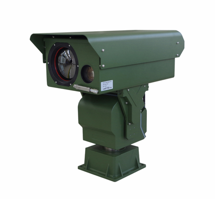 Langafstandsthermische camera met 5-10 km minimale scherpstellingsafstand en N × 360 ° continue rotatie