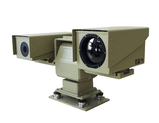 Beveiligingsbewaking door thermische camera met dubbele sensor PTZ