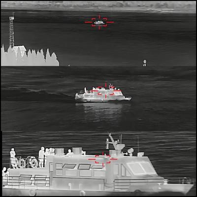 PTZ-warmtebeeldcamera ontworpen voor nachtzicht met thermische detectietechnologie