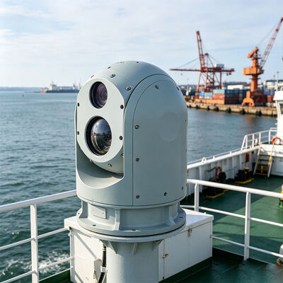 Onverkoelde sensor-thermische bewakingsinstallatie, langeafstands-thermische camera met meerdere sensoren