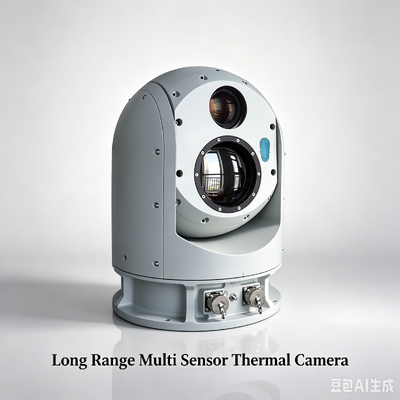 Onverkoelde sensor-thermische bewakingsinstallatie, langeafstands-thermische camera met meerdere sensoren