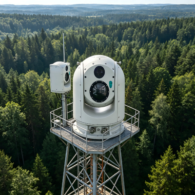 auto tracking ptz camera infrarood thermische camera voor industriële automatisering en verzekering