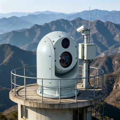 Onverkoelde sensor thermische beveiligingscamera voor minder lange afstand Multi-sensor thermische camera voor bewaking en beveiliging van de omgeving