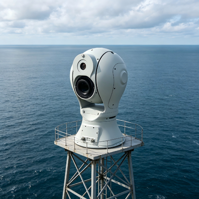 Multi-spectrum optisch elektronisch platform lange afstand infraroodcamera met thermische lens