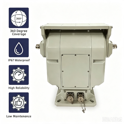 Zware Pan Tilt-eenheden 30 kg Industriële gemotoriseerde positionering