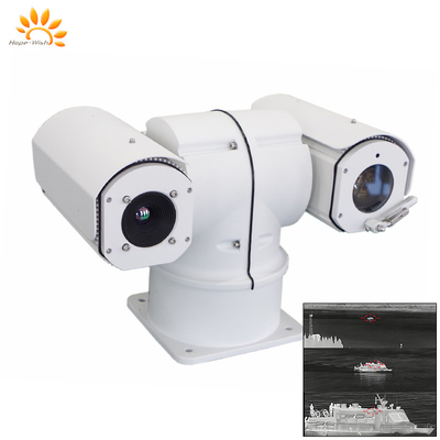 Resolutie Ptz Infrarood Thermal Imaging Camera Long Range Laser Angle voor vochtdetectie