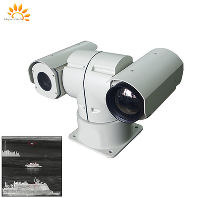 IP67 PTZ-infraroodbewakingscamera's H.264 Laser T-vorm Dual-sensor thermische camera