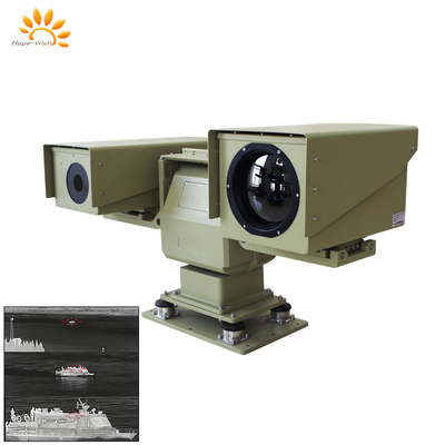 360 graden lange afstand Dual Sensor PTZ Thermal Camera Infrarood Camera 30X Optical Zoom PTZ NIR Cam