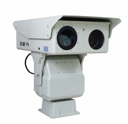 Dual sensor thermische PTZ thermische camera voor lange afstand voor vroege branddetectie