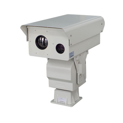 Thermische beveiligingscamera lange afstand Dual Sensor Thermische camera Auto Focus Lens Control Perfect voor grensbeveiliging en asset protection systemen