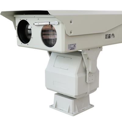 Lange afstand thermische camera met dubbele sensor PTZ-warmtebeeldcamera