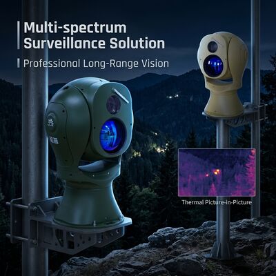 Multi-spectrum optisch elektronisch platform lange afstand infraroodcamera met thermische lens